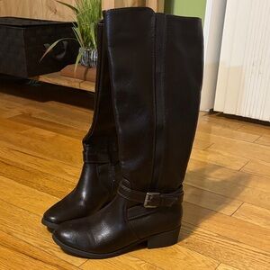 Elegant Brown Knee-High Boots